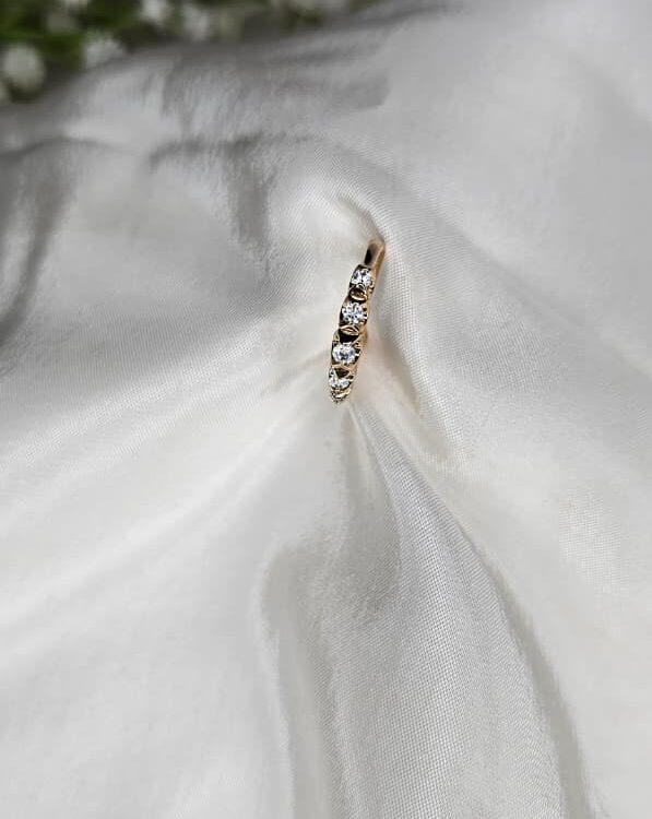 Anti-Tarnish Ring - 5 Stones