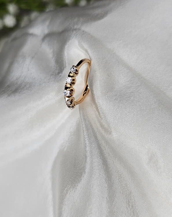 Anti-Tarnish Ring - 5 Stones