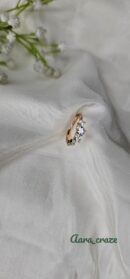 Anti-Tarnish Ring - Rosegold Stone