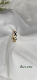 Anti-Tarnish Ring - Gold Round Stones