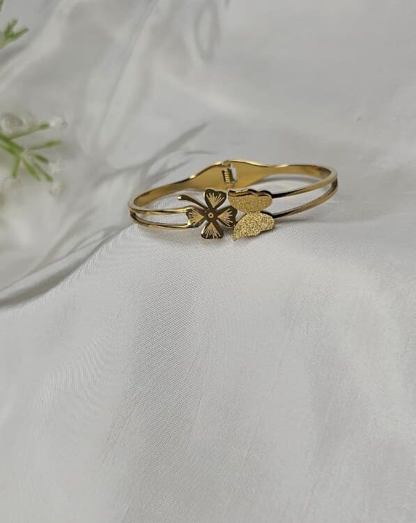 Anti-Tarnish Kada - 🌸 🦋