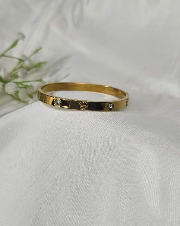 Anti-Tarnish Kada - Stone