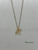 Anti-Tarnish Gold Chain - Bow