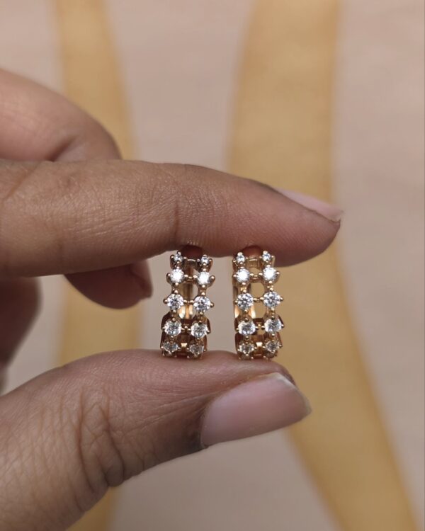 18k gold earring