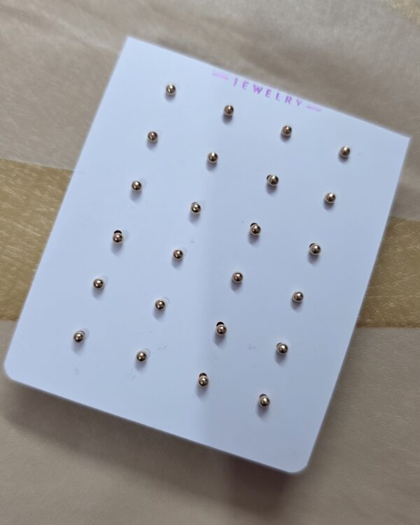 18k rosegold earring